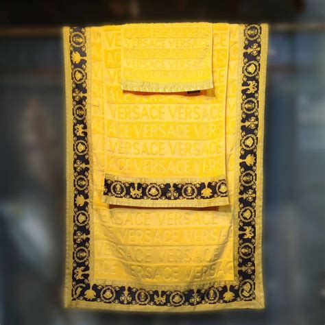 versace towels replica|versace bathroom accessories.